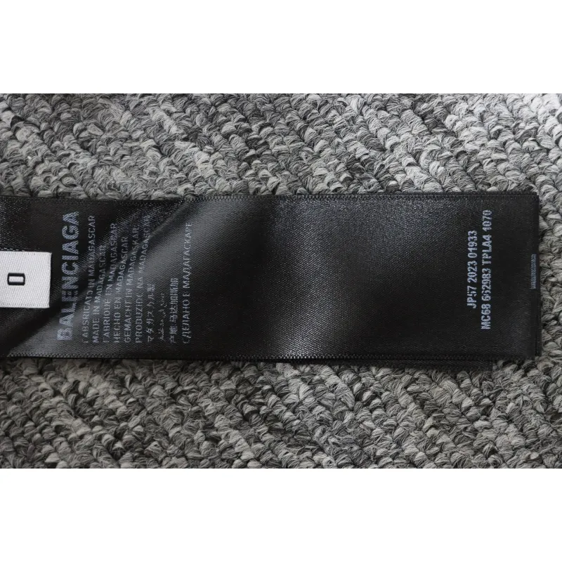 Top Quality Balenciaga Cross Twill Long Sleeve Shirt