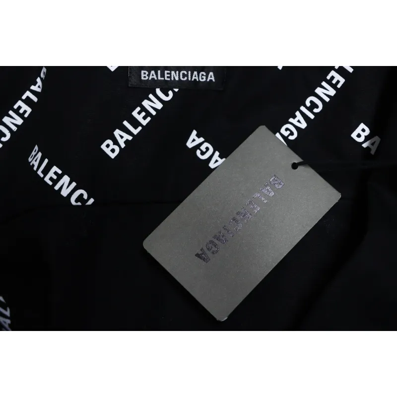 Top Quality Balenciaga Cross Twill Long Sleeve Shirt