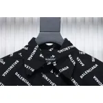 Top Quality Balenciaga Cross Twill Long Sleeve Shirt