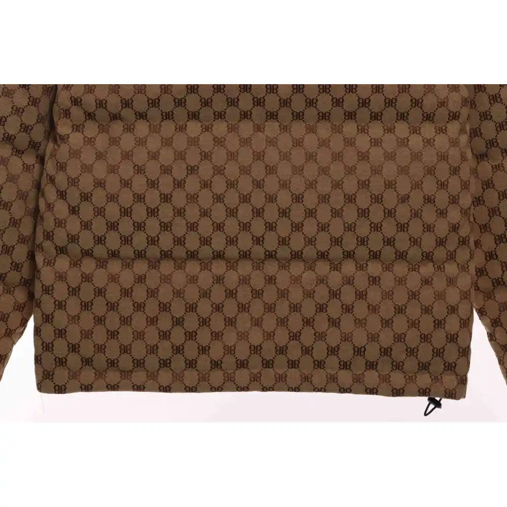 Top Quality Balenciaga & Gucci Full-print jacquard down jacket 