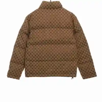 Top Quality Balenciaga & Gucci Full-print jacquard down jacket  02