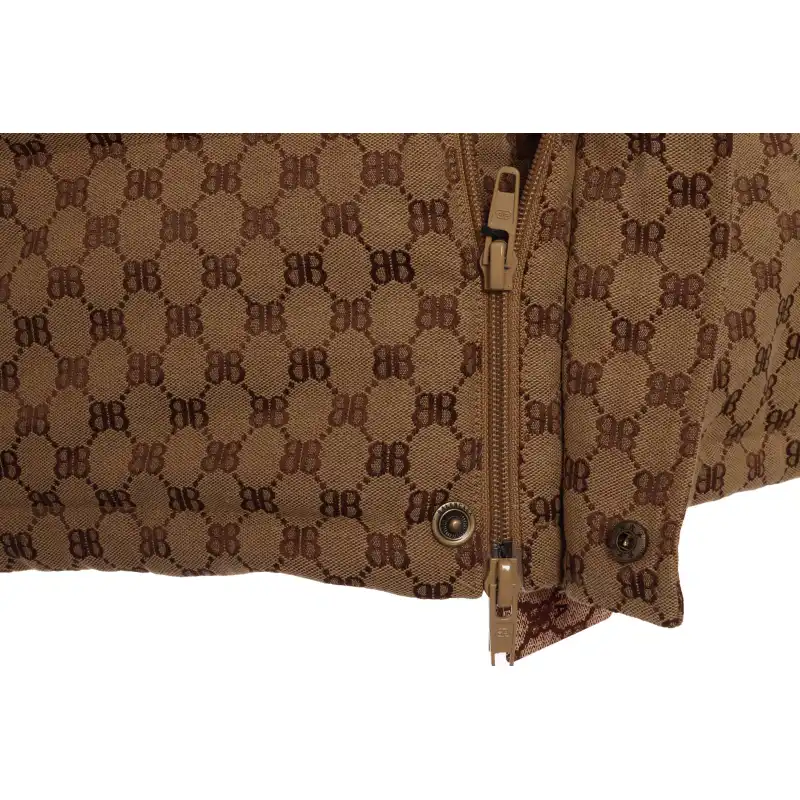 Top Quality Balenciaga & Gucci Full-print jacquard down jacket 