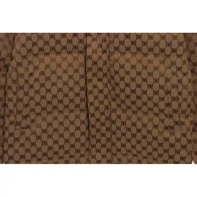 Top Quality Balenciaga & Gucci Full-print jacquard down jacket 