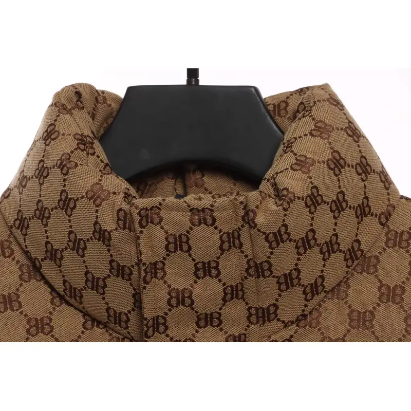 Top Quality Balenciaga & Gucci Full-print jacquard down jacket 