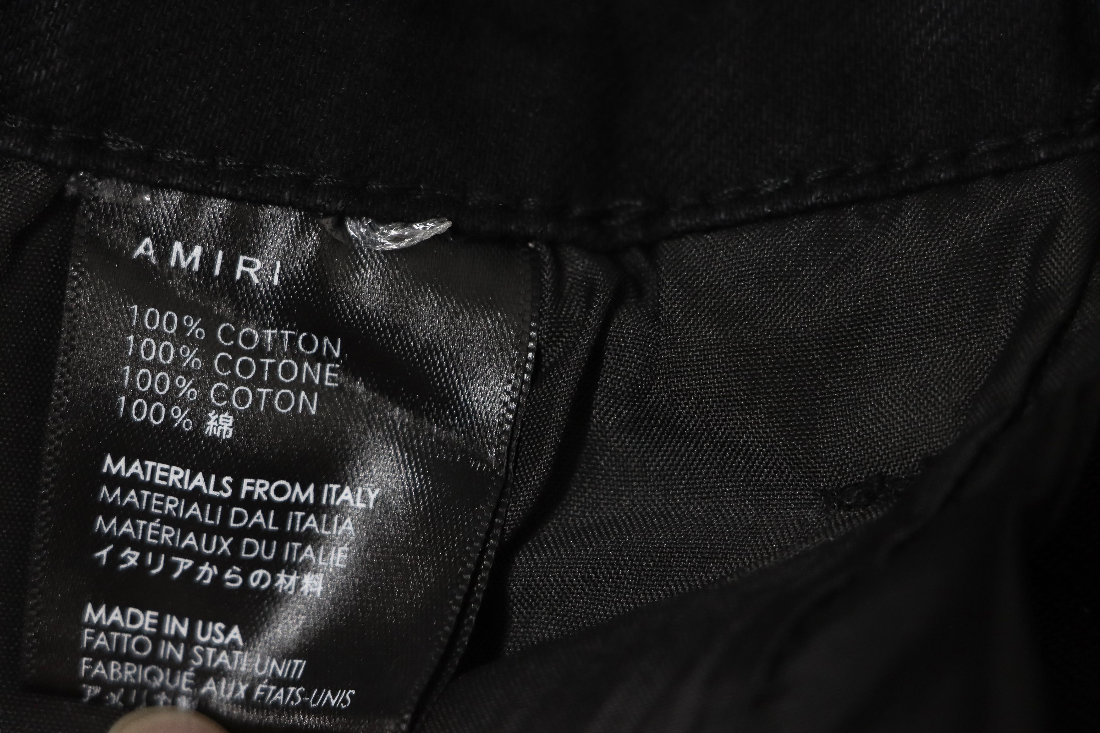 Top Quality AMIRI Ripped and diamante high street jeans