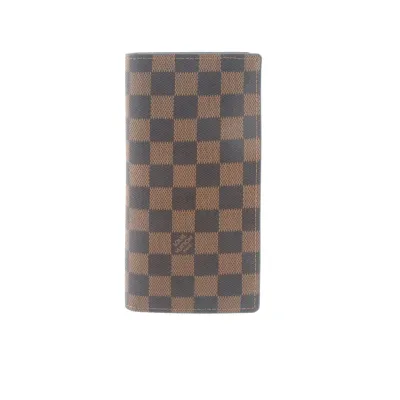 Top Quality Louis Vuitton Checkerboard Wallet Brown