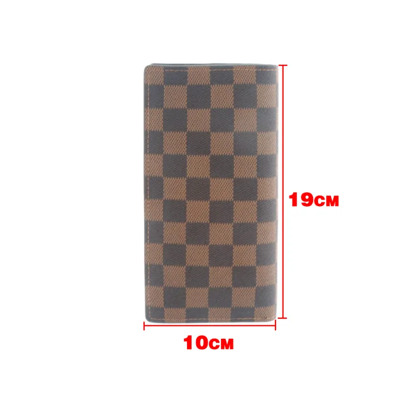 Top Quality Louis Vuitton Checkerboard Wallet Brown