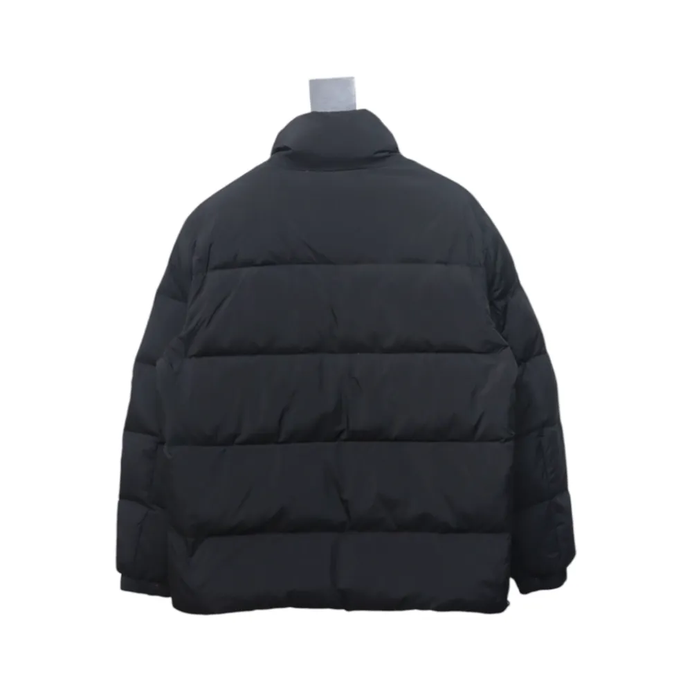 Top Quality Moncler micro-labelled patch zip stand-up collar down jacket 
