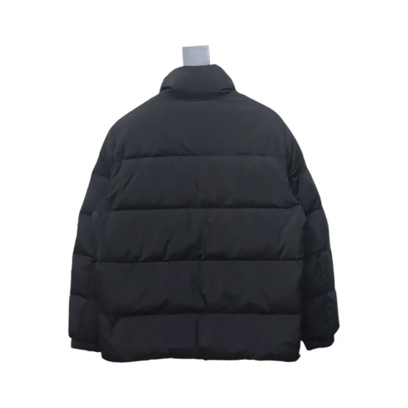 Top Quality Moncler micro-labelled patch zip stand-up collar down jacket 