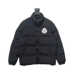 Top Quality Moncler micro-labelled patch zip stand-up collar down jacket 