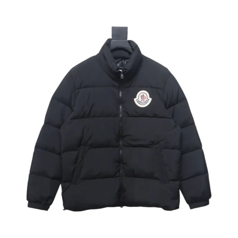 Top Quality Moncler micro-labelled patch zip stand-up collar down jacket 