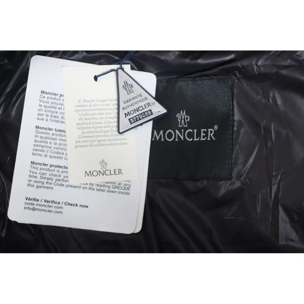 Top Quality Moncler micro-labelled patch zip stand-up collar down jacket 