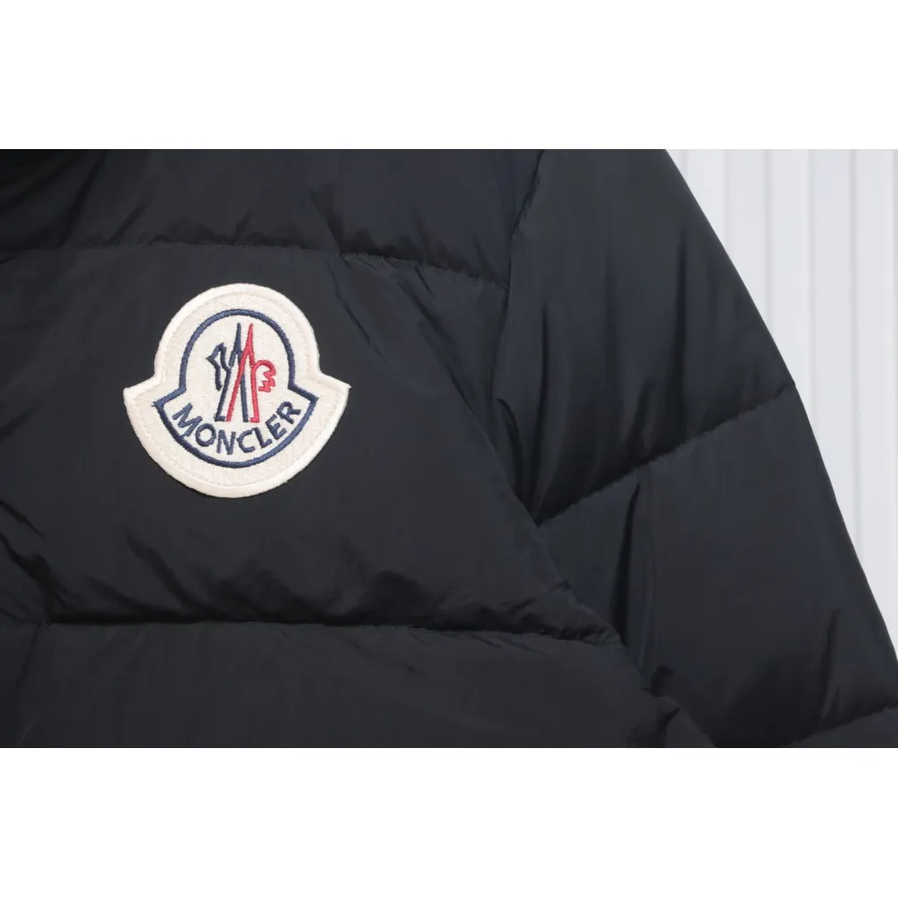 Top Quality Moncler micro-labelled patch zip stand-up collar down jacket 