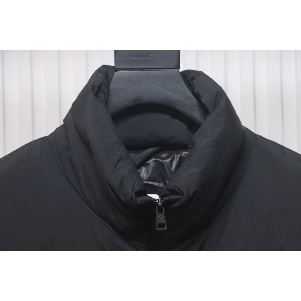 Top Quality Moncler micro-labelled patch zip stand-up collar down jacket 