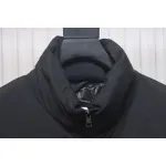 Top Quality Moncler micro-labelled patch zip stand-up collar down jacket 