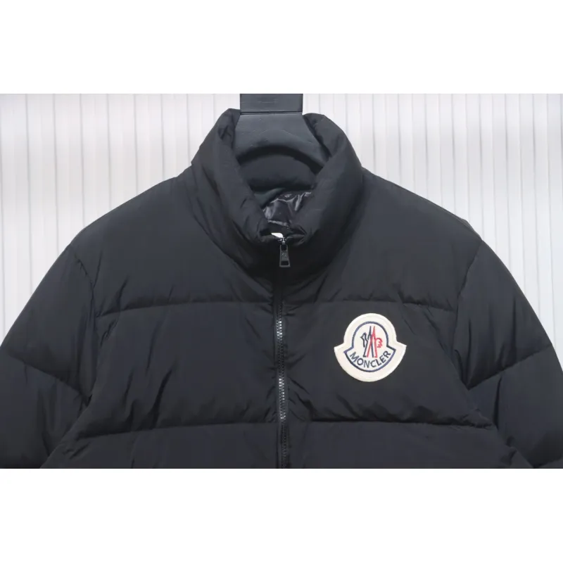Top Quality Moncler micro-labelled patch zip stand-up collar down jacket 