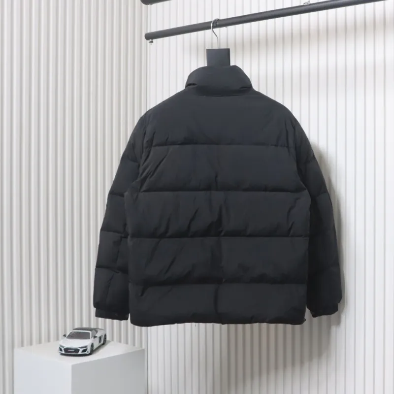 Top Quality Moncler micro-labelled patch zip stand-up collar down jacket 
