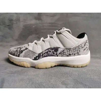 【Christmas Flash Sale】Air Jordan 11 Retro Low Light Bone Snakeskin CD6846-002 02