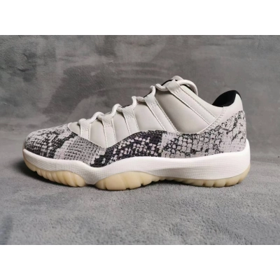   【Christmas Flash Sale】Air Jordan 11 Retro Low Light Bone Snakeskin CD6846-002 02