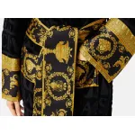 Top Quality Baroque bathrobe Black