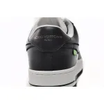 Louis Vuitton x Nike Air Force 1 Black White  7108-8