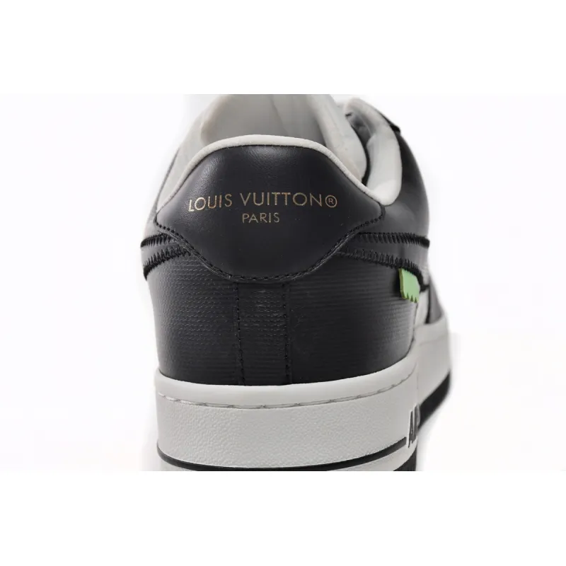 Louis Vuitton x Nike Air Force 1 Black White  7108-8