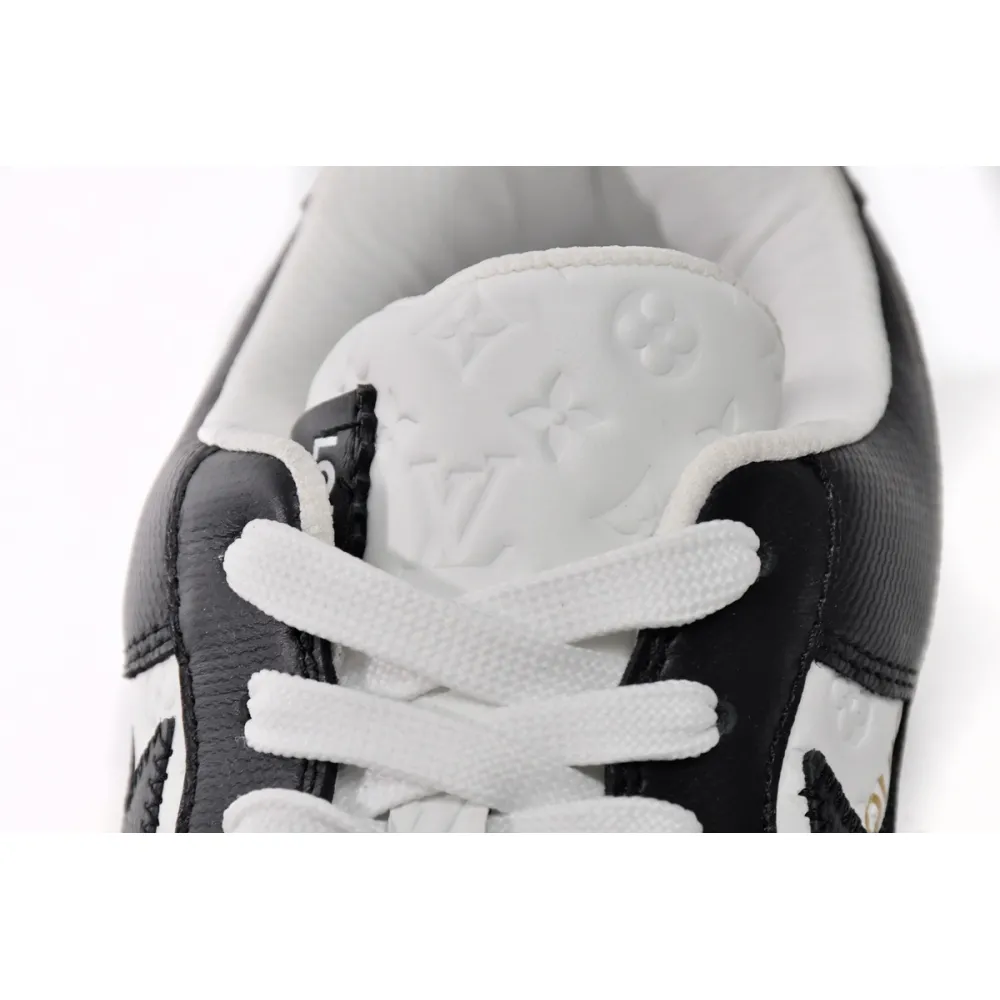 Louis Vuitton x Nike Air Force 1 Black White  7108-8
