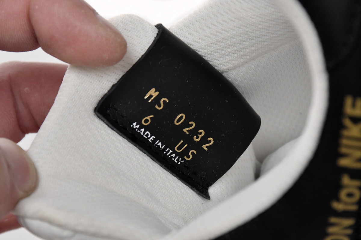    Louis Vuitton x Nike Air Force 1 Black White  7108-8