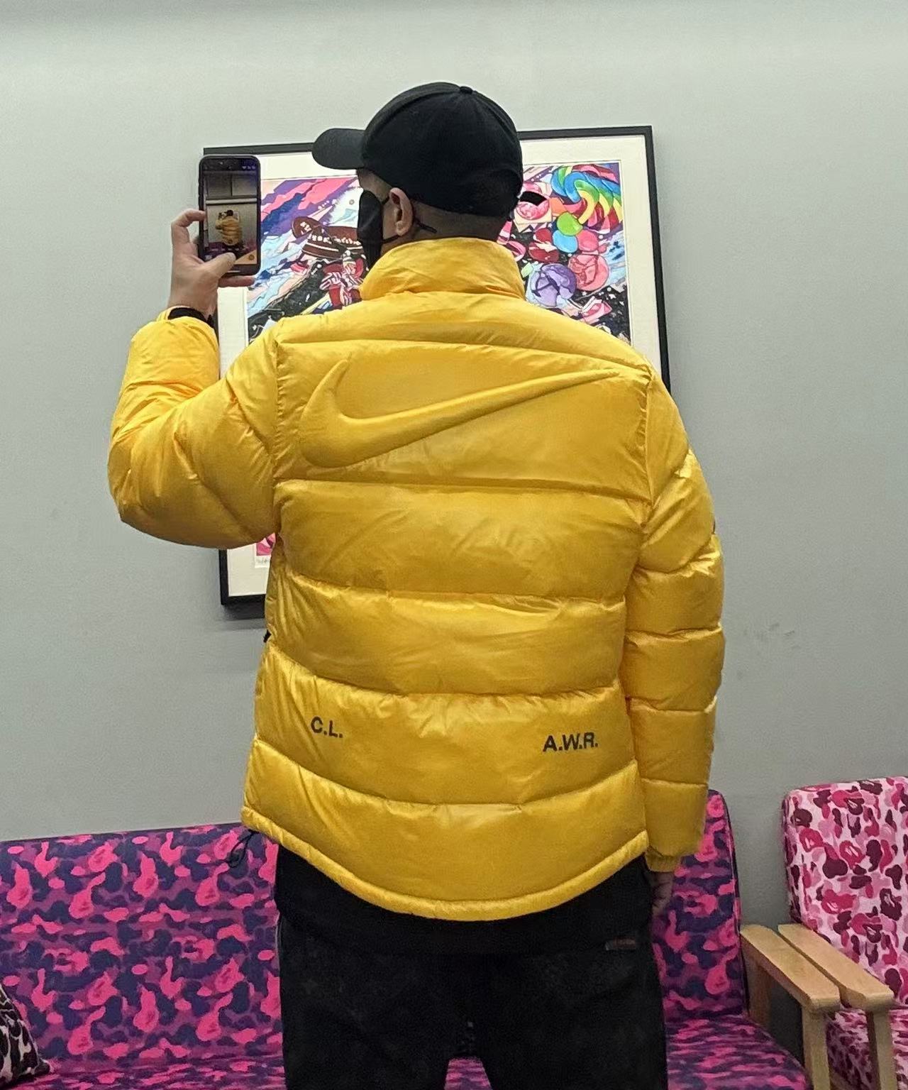 Top Quality Nike Drake NOCTA Stand Up Collar Down Yellow