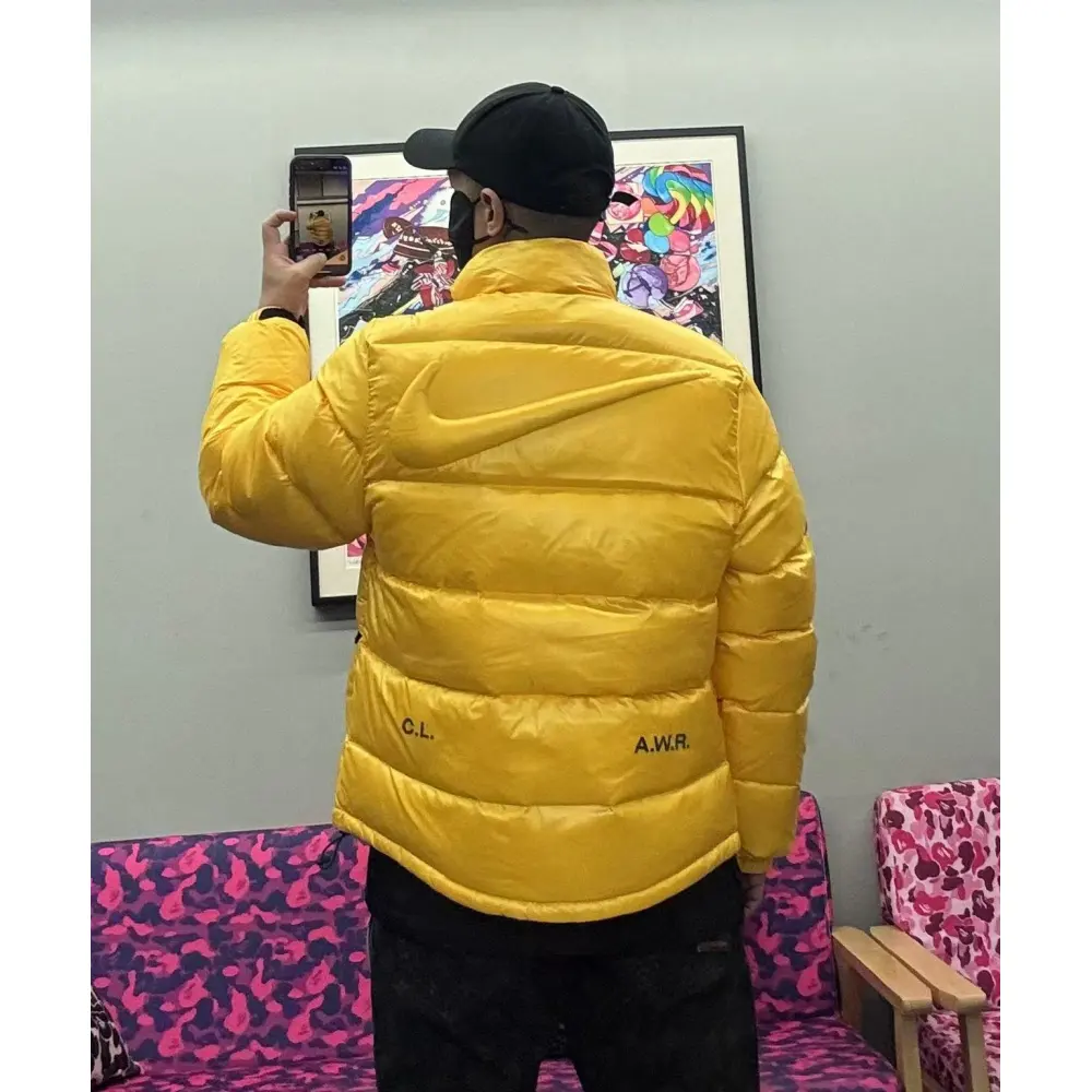 Top Quality Nike Drake NOCTA Stand Up Collar Down Yellow