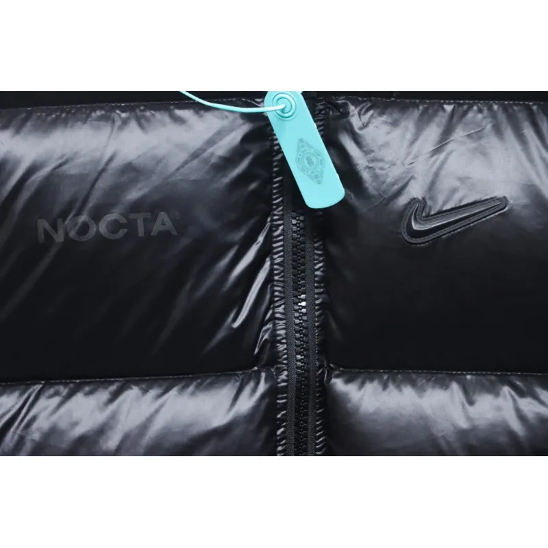 Top Quality Nike Drake NOCTA Stand Up Collar Down Black