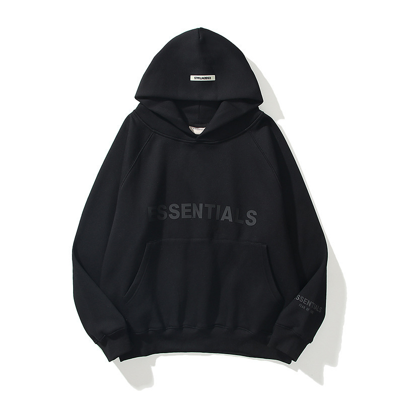 Top Quality Fear Of God Essential  Black Tracksuit 