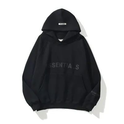 Top Quality Fear Of God Essential  Black Tracksuit  02