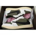 Pkgod Jordan 1 Retro Low OG SP Travis Scott Medium Olive