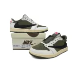 Pkgod Jordan 1 Retro Low OG SP Travis Scott Medium Olive
