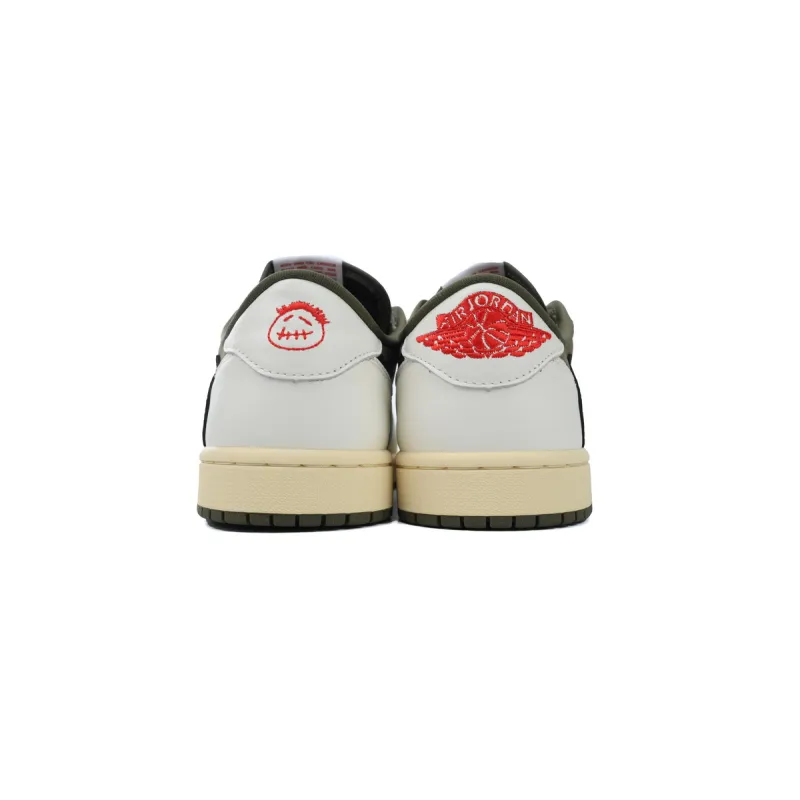 Pkgod Jordan 1 Retro Low OG SP Travis Scott Medium Olive