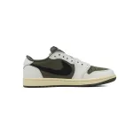 Pkgod Jordan 1 Retro Low OG SP Travis Scott Medium Olive