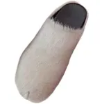MARNI Slide Long-hair Calfskin Fussbett Sabot