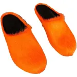 MARNI Slide Long-hair Calfskin Fussbett Sabot