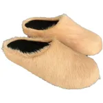 MARNI Slide Long-hair Calfskin Fussbett Sabot