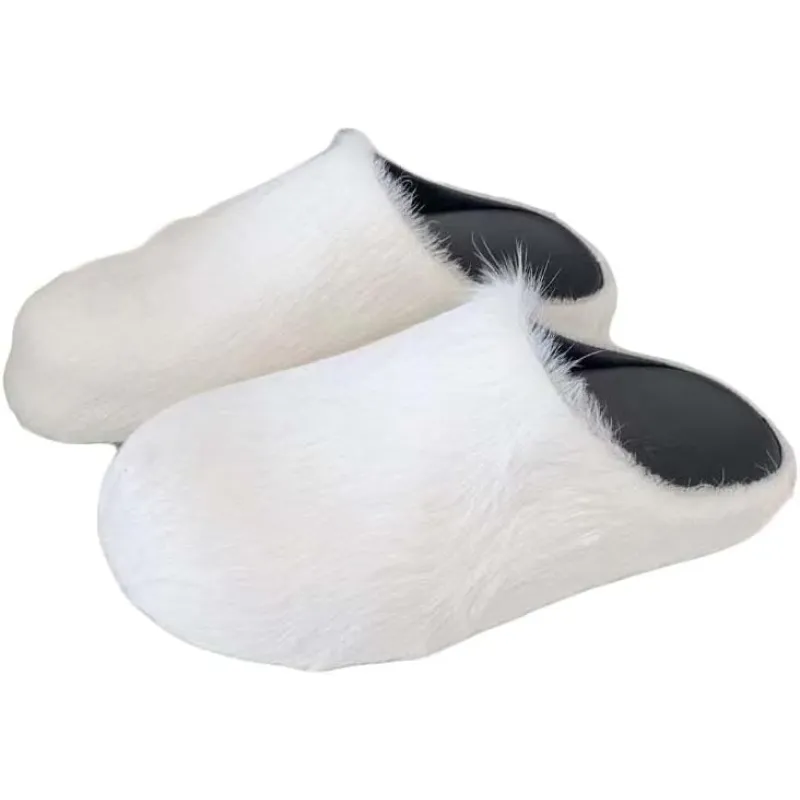 MARNI Slide Long-hair Calfskin Fussbett Sabot