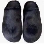 MARNI Slide Long-hair Calfskin Fussbett Sabot