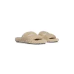 Balenciaga Furry Slide Beige  