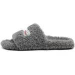 Balenciaga Furry Slide Dark Brown 