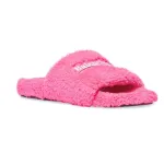 Balenciaga Furry Slide Pink  