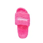 Balenciaga Furry Slide Pink  