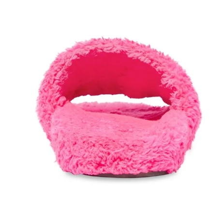 Balenciaga Furry Slide Pink  