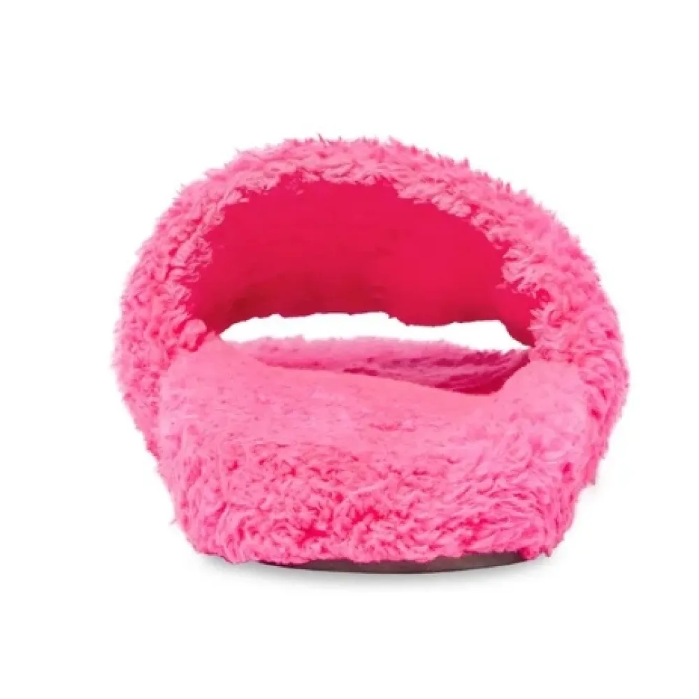 Balenciaga Furry Slide Pink  