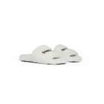 Balenciaga Furry Slide White 
