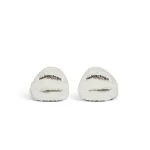 Balenciaga Furry Slide White 